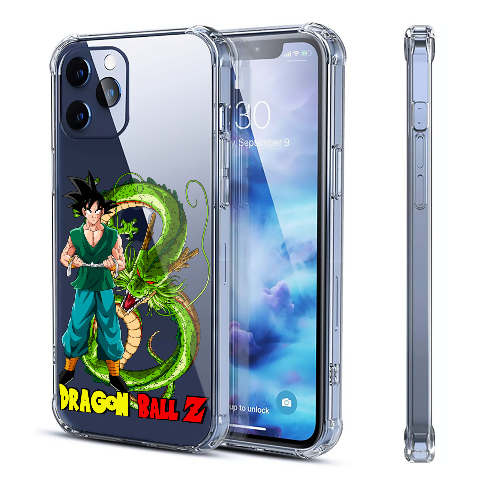 （画像用） ドラゴンボール 孫悟空（そん ごくう）Son Goku カカロット DRAGON BALL Kakarotto 【iPhone 12シリーズ対応】透明スマホケース（クリアソフトケース）